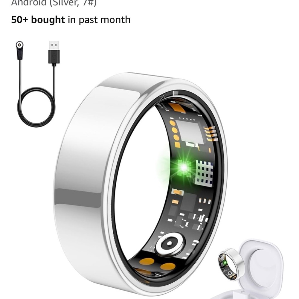 Smart Wearable Ring - Silver